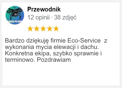 mycie elewacji warszawa eco service opinia