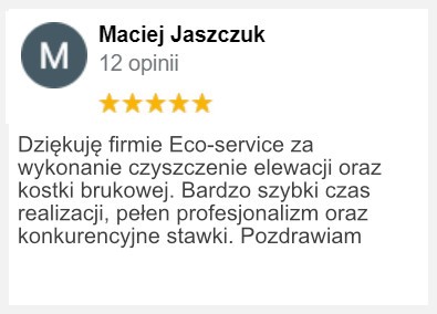 czyszczenie elewacji opinie eco-service