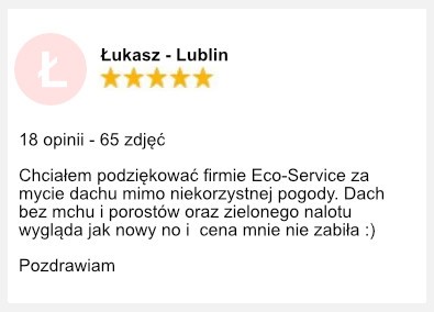 czyszczenie dachu lubelskie opinia