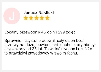 mycie dachów opinie